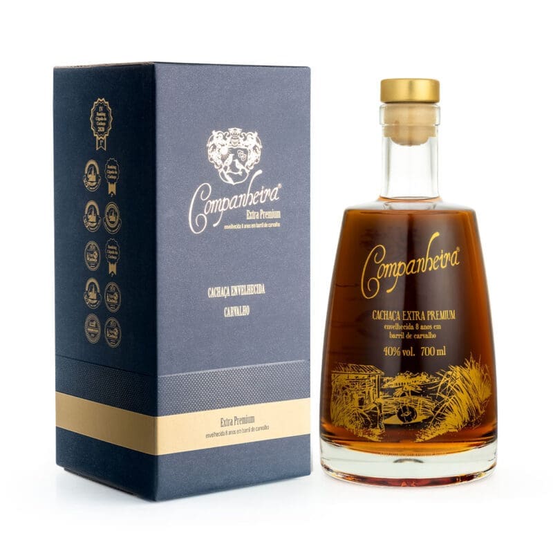 Cachaça Companheira 8 anos - nova caixa